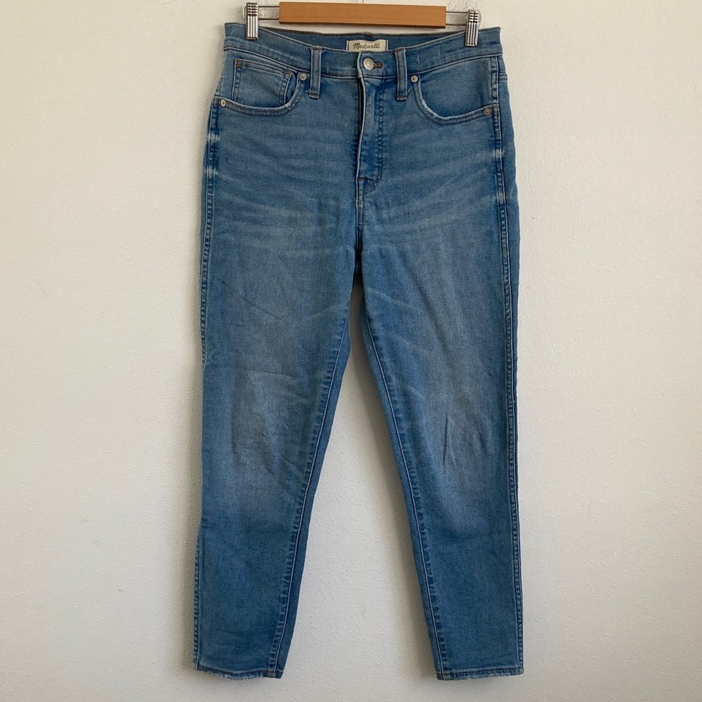 Madewell 10 Inch High Rise Skinny Crop Women's Blue Women's Jeans Size‎ 29